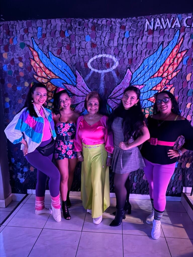 Alumnos y bailarines de LATIDOS en el Social de Salsa Años 80 en David, Chiriquí
